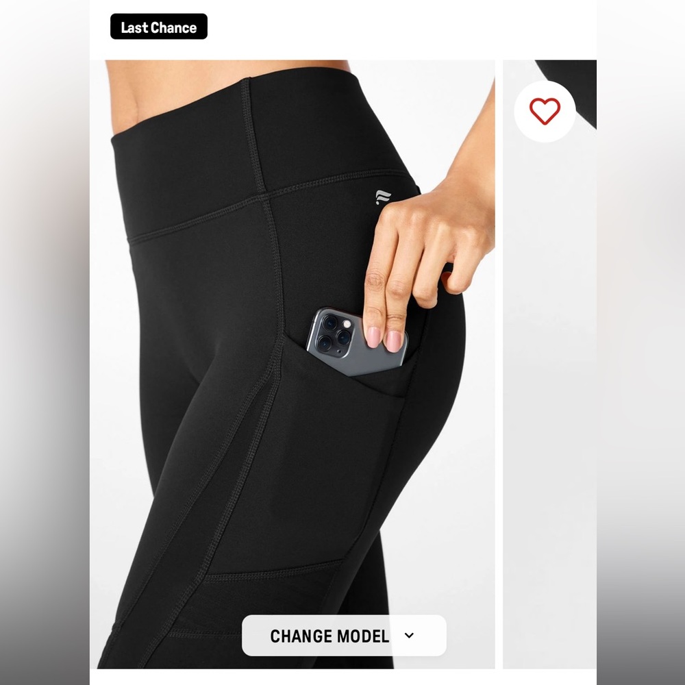 Fabletics Anywhere Motion365® High-Waisted Moto 7/8 Legging